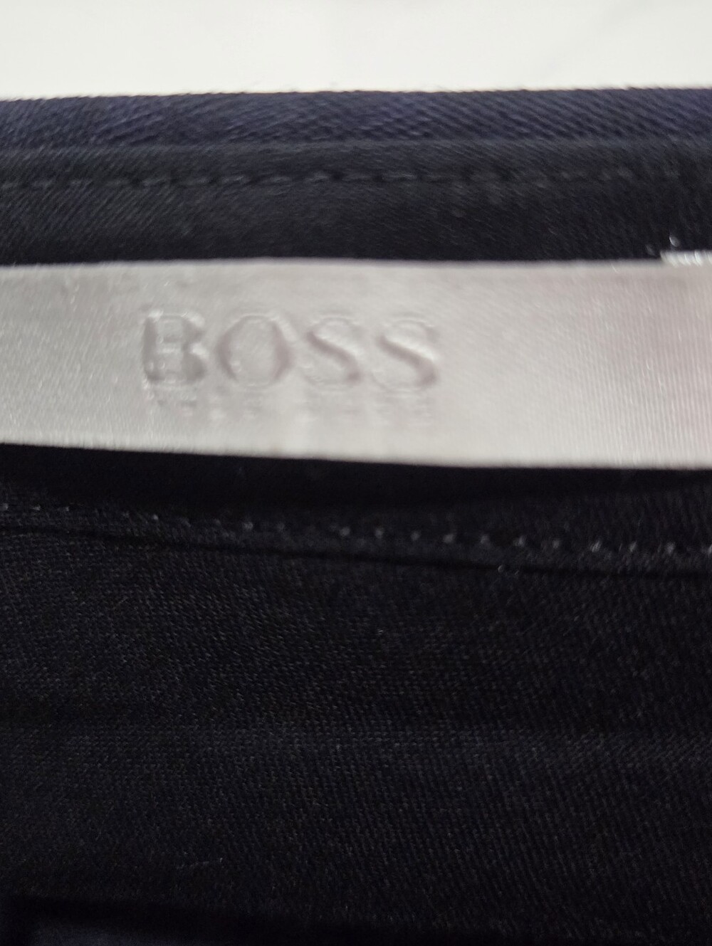 Hugo Boss Women's Tiluna 11 Blue 44% Virgen Woll Plaid STraight Leg Pants Size 4 - Picture 4 of 16
